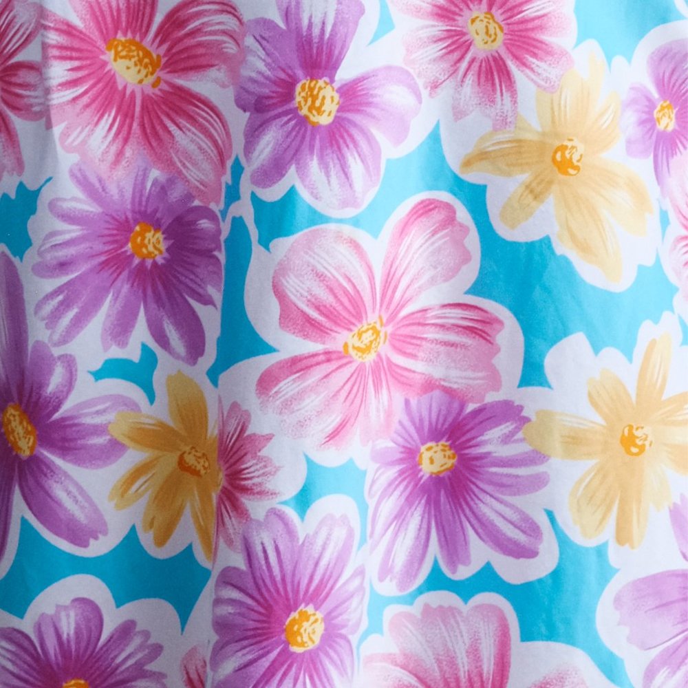 Y2K Daisy Floral Print Summer Dress - Picture 4 of 4